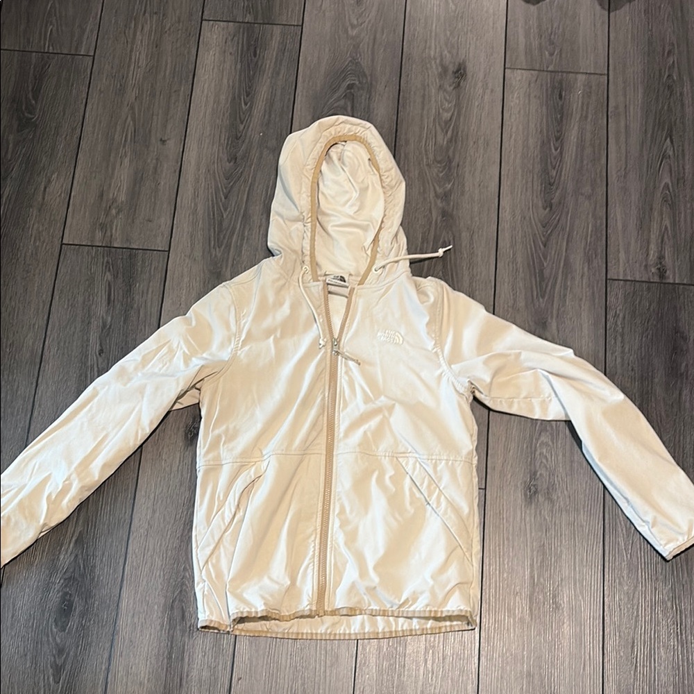 The North Face Beige Hooded Jacket